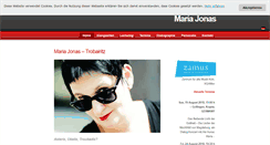 Desktop Screenshot of maria-jonas.de